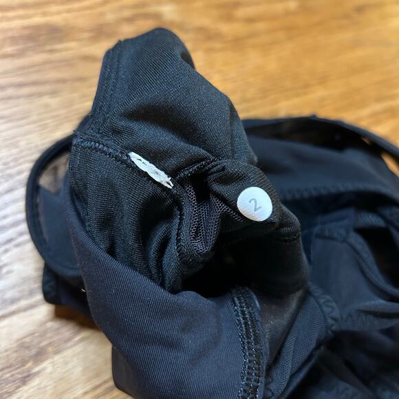 Lululemon Ready Set Sweat Tank Top Size 2 Mesh Cutout Cycling Gym Tennis Yoga - Picture 4 of 5